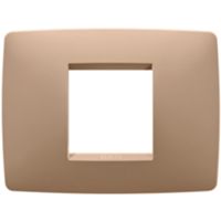 Gewiss GW16102VX Chorus - Plaque de cuivre lumineuse 2 modules