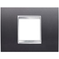 Gewiss GW16202VA Chorus - 2-module slate plate