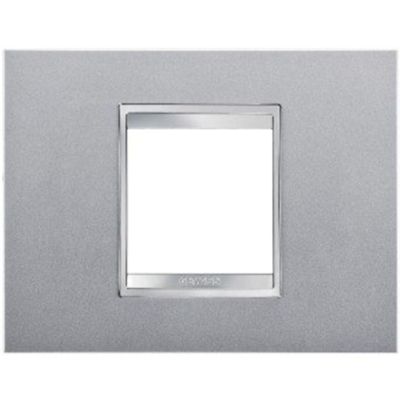 Gewiss GW16202VT Chorus - Plaque titane 2 modules