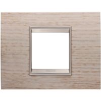 Gewiss GW16202WK Chorus - 2-module light oak plate