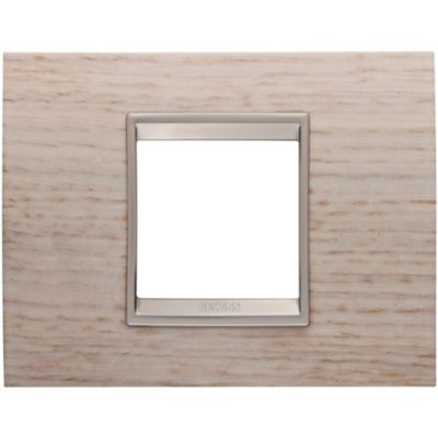 Gewiss GW16202WK Chorus - placca 2 moduli rovere chiaro