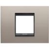 Gewiss GW16202WS Chorus - 2-module lavy brushed aluminum plate