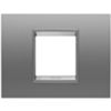 Gewiss GW16202XA Chorus - placca 2 moduli alluminio monochrome