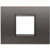 Gewiss GW16202XF Chorus - 2-module gunmetal plate