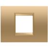 Gewiss GW16202XG Chorus - placca 2 moduli oro