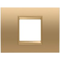 Gewiss GW16202XG Chorus - 2-module gold plate