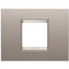 Gewiss GW16202XP Chorus - Placa bronce perla 2 módulos