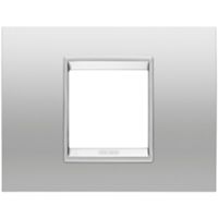 Gewiss GW16202XR Chorus - 2-module magnetic gray plate