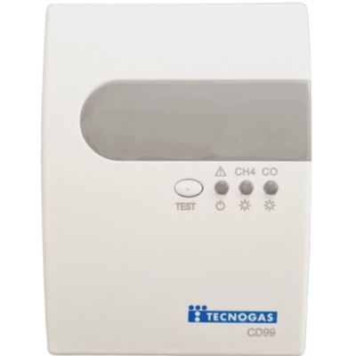 Tecnogas 554063 - Detector de monóxido de carbono y gas metano CD99