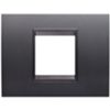 Gewiss GW16202YA Chorus - placca 2 moduli ardesia absolute