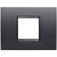 Gewiss GW16202YA Chorus - 2-module plate in absolute slate