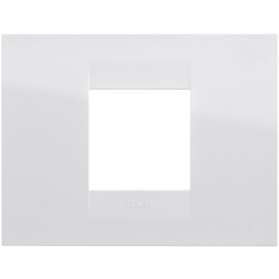 Gewiss GW16402TB Chorus - 2-module milk white plate