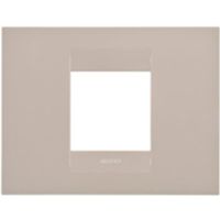 Gewiss GW16402TC Chorus - Placa de cáñamo de 2 módulos