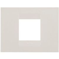 Gewiss GW16402TI Chorus - Placa de marfil de 2 módulos