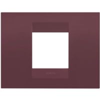 Gewiss GW16402VD Chorus - Placa roja toscana de 2 módulos