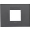 Gewiss GW16402VN Chorus - Placa 2 módulos negro satinado