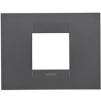 Gewiss GW16402VN Chorus - 2-module satin black plate