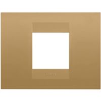 Gewiss GW16402VO Chorus - Placa de oro de 2 módulos