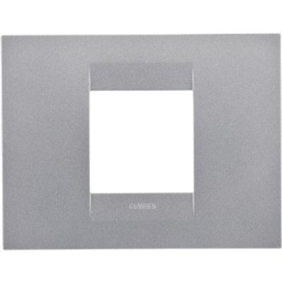 Gewiss GW16402VT Chorus - placca 2 moduli titanio