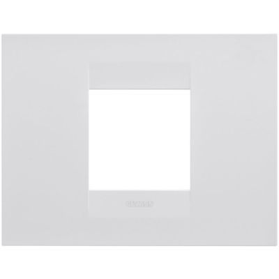 Gewiss GW16402VW Chorus - Placa 2 módulos blanco satinado