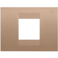 Gewiss GW16402VX Chorus - Plaque de cuivre lumineuse 2 modules
