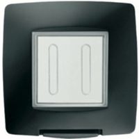 Gewiss GW16702TN Chorus - black self-supporting 2-module plate