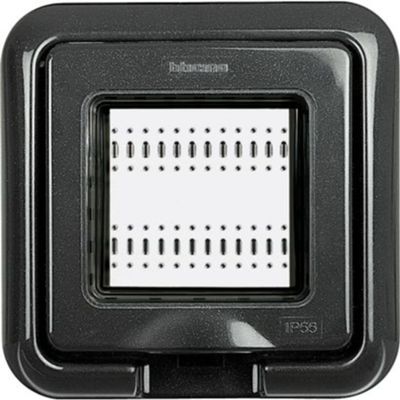 BTicino 24602L LivingLight Luna - placca 2 moduli autoportante antracite