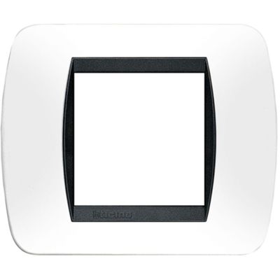 Living International - white 2-place technopolymer plate