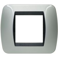 Living International - Placa metálica de aluminio ligero 2 plazas metal