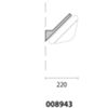 Prisma 008953 - SUPERDELTA OVALE black shelf