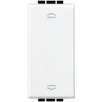LivingLight Bianco - doppio pulsante interbloccato con frecce