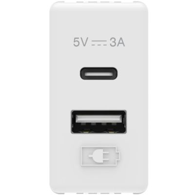 Sistema Blanco - Cargador USB A+C