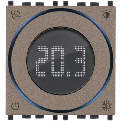Termostato de rueda conectado de metal IoT