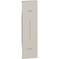 BTicino KM01MHAG Living Now Sand - illuminated cover with screen printing and ON/OFF function