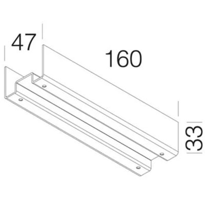 Disano 13291700 - soporte de unión para 6630 PARIS