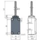 Pizzato FD 525-M2 – full spring rod position switch