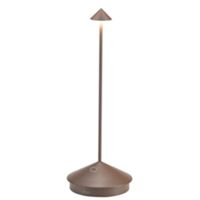 Zafferano LD1650R3 - Lampe de table en corten Pina Pro