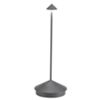 Zafferano LD1650N3 - Lámpara de mesa Pina Pro gris oscuro