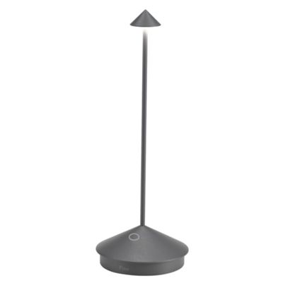 Zafferano LD1650N3 - Lampe de table Pina Pro gris foncé