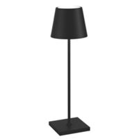 Zafferano LD0340D3 - Lampe de table Poldina Pro noir
