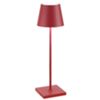Zafferano LD0340F3 - Lampe de table Poldina Pro rouge