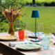 Zafferano LD0340A3 - Lámpara de mesa Poldina Pro azul