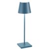 Zafferano LD0340A3 - lampada da tavolo Poldina Pro blu avio