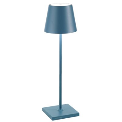 Zafferano LD0340A3 - Poldina Pro avio blue table lamp