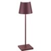 Zafferano LD0340X3 - Lampe de table Poldina Pro bordeaux
