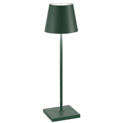 Zafferano LD0340M3 - Lampe de table Poldina Pro vert foncé