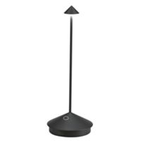 Zafferano LD1650D3 - Lampe de table en noir Pina Pro
