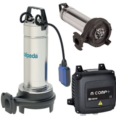 Calpeda 70U41100000 - pompe submersible avec broyeur GQGM