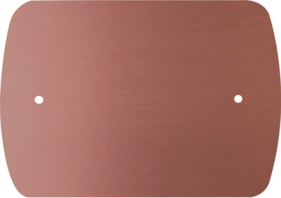 Rame satinato - lid for rectangular box