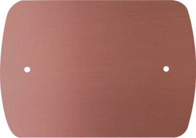 Satin copper - lid for rectangular box